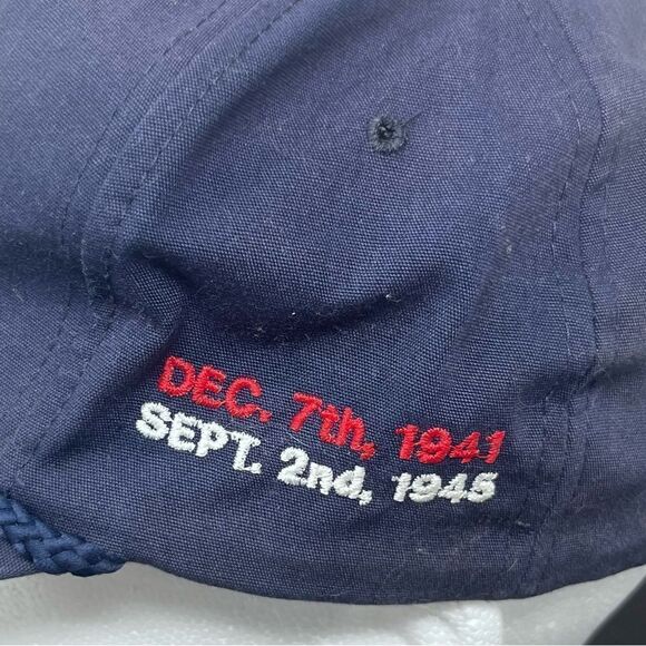 WW II Veteran Corded Snap Back Hat Bangor Maine - Picture 4 of 15
